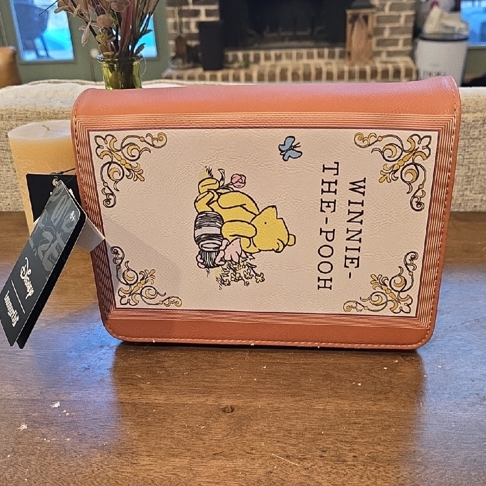 Winnie The Pooh Disney Tan and White Mini Bag with Whimsical Design